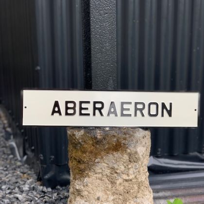 Enamel Sign ~ Aberaeron